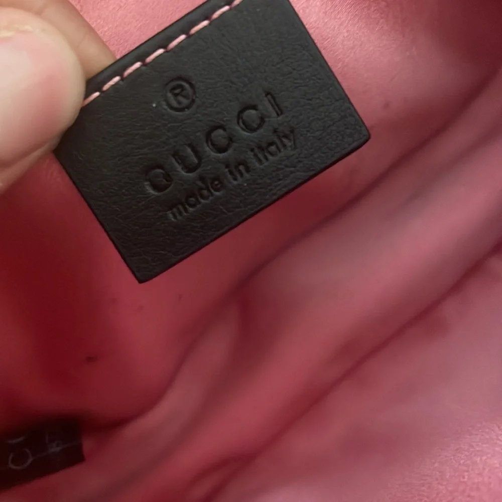 Gucci Marmont GG Stars Velvet bumbag - size 85 - Picture 9 of 15